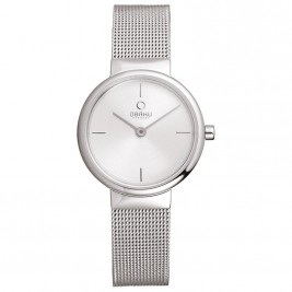 klasyczny damski Zegarek Obaku Denmark V153LCIMC na bransolecie