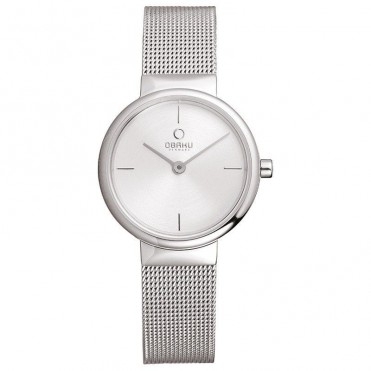 klasyczny damski Zegarek Obaku Denmark V153LCIMC na bransolecie
