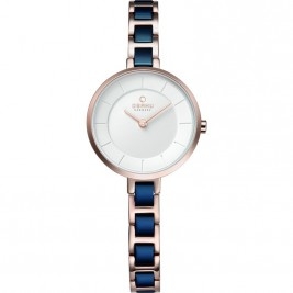 klasyczny damski Zegarek Obaku Denmark V183LXVISL na bransolecie