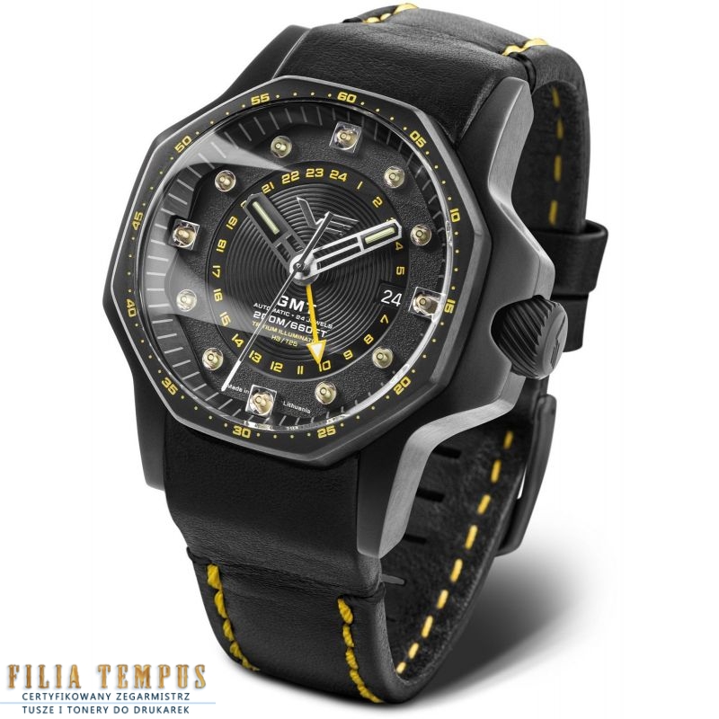 Zegarek VOSTOK EUROPE NH34-640C703 ATOMIC Age Fermi Line GMT Limited Vostok Europe - Zegarki VOSTOK