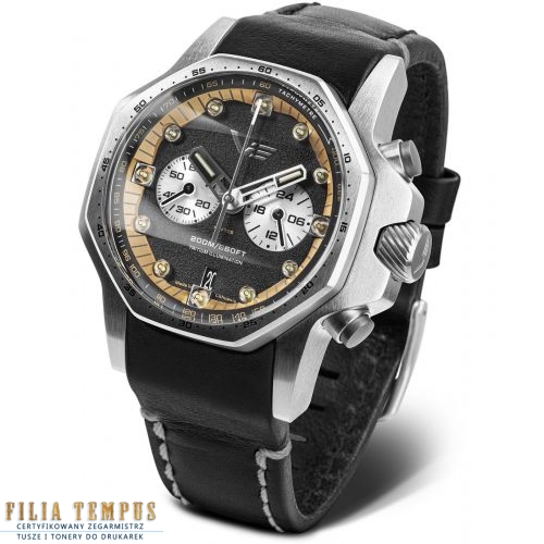 Zegarek VOSTOK EUROPE VK64-640A698 ATOMIC Age Sakharov Line Quartz Chrono Vostok Europe - Zegarki VOSTOK Zegarek VOSTOK EUROPE VK64-640A698 ATOMIC Age Sakharov Line Quartz Chrono Vostok Europe - Zegarki VOSTOK