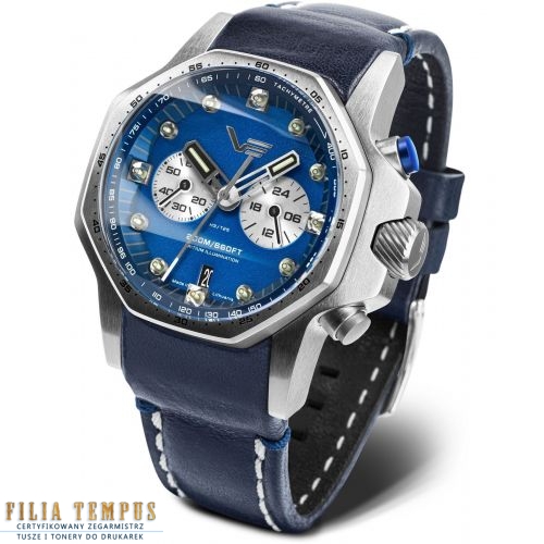 Zegarek VOSTOK EUROPE VK64-640A700 ATOMIC Age Sakharov Line Quartz Chrono Vostok Europe - Zegarki VOSTOK Zegarek VOSTOK EUROPE VK64-640A700 ATOMIC Age Sakharov Line Quartz Chrono Vostok Europe - Zegarki VOSTOK