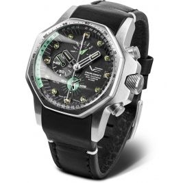 sportowy męski Zegarek Vostok Europe YM86-640A695 ATOMIC Age Oppenheimer Line Multifunction Limited Edition na pasku