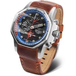 sportowy męski Zegarek Vostok Europe YM86-640A696 ATOMIC Age Oppenheimer Line Multifunction Limited Edition na pasku