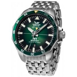 sportowy męski Zegarek Vostok Europe N1 ROCKET NH35A-225A710B na bransolecie