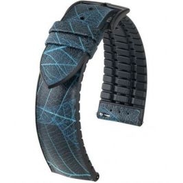 Pasek HIRSCH LEAF M 0925046180-5-18 skóra ekologiczna i kauczuk 18 mm - Paski HIRSCH