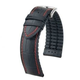 Pasek HIRSCH George L 0925128052-2-24 skórzano kauczukowy 24 mm - Paski HIRSCH