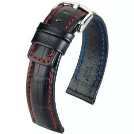 Pasek HIRSCH Grand Duke 100m-WR L 02528050-2-18 skórzany 18 mm - Paski HIRSCH