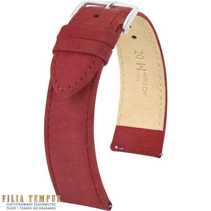 Pasek HIRSCH Osiris Nubuk L 03433061-2-22 skórzany 22 mm - Paski HIRSCH