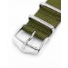 Pasek HIRSCH Rush Recycle khaki 40506040-2-20 tekstylny NATO 20 mm - Paski HIRSCH