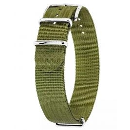 Pasek HIRSCH Rush Recycle khaki 40506040-2-22 tekstylny NATO 22 mm - Paski HIRSCH