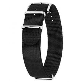 Pasek HIRSCH Rush Recycle czarny 40506050-2-22 tekstylny NATO 22 mm - Paski HIRSCH