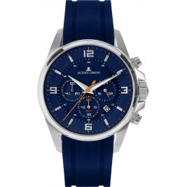 sportowy męski Zegarek Jacques Lemans Liverpool 1-2118C Chronograph na pasku