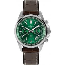 sportowy męski Zegarek Jacques Lemans Liverpool 1-2117D Chronograph na pasku
