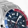 sportowy męski Zegarek Jacques Lemans Liverpool 1-2091G Chronograph na bransolecie