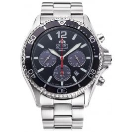 sportowy męski Zegarek Orient Mako Solar RA-TX0202B10B Chronograph - Zegarki Orient