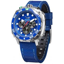 sportowy męski Zegarek Vostok Europe Systema Periodicum VK67-650A720 Hydrogen na pasku