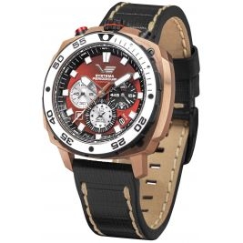 sportowy męski Zegarek Vostok Europe Systema Periodicum VK67-650E724 Phosphorus na pasku