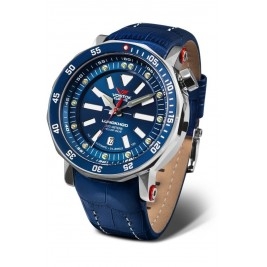 sportowy męski Zegarek Vostok Europe LUNOKHOD-2 NH35A-620A634 na pasku