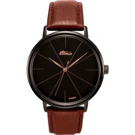klasyczny męski Zegarek Błonie Zodiak Karmel Kwarcowy - Zegarki Błonie