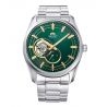 klasyczny męski Zegarek Orient Contemporary Mechanical Open Heart RA-AR0008E10B na bransolecie