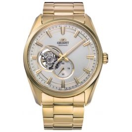 klasyczny męski Zegarek Orient Contemporary Mechanical Open Heart RA-AR0007S10B na bransolecie
