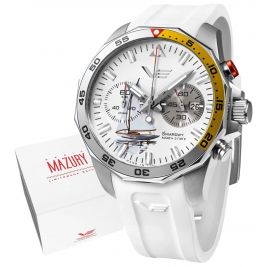 sportowy męski Zegarek Vostok Europe N1 ROCKET Mazury Jezioro Śniardwy 6S21-225A467 na pasku