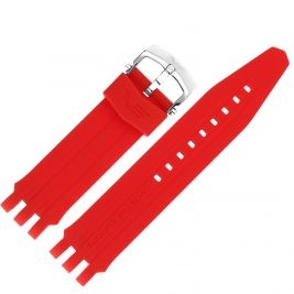 Pasek Vostok Europe Energia 3 - Silikon A538 czerwony błyszcząca kl. - Paski i bransolety VOSTOK