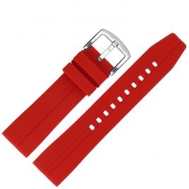 Pasek Vostok Europe Expedition - Silikon A559 czerwony stalowa kl. - Paski i bransolety VOSTOK