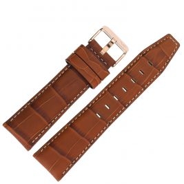 Pasek Vostok Europe Gaz-14 - Skóra 565 B592 brązowy croco z białym p. różowa kl. - Paski i bransolety VOSTOK