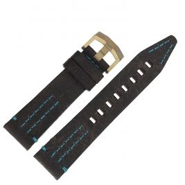 Pasek Vostok Europe Rocket N1 - Skóra O566 brązowy z turkusowym p. brązowa kl. - Paski i bransolety VOSTOK