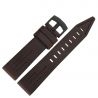 Pasek Vostok Europe SSN-571 - Skóra C611 brązowy z czarnym p. czarna kl. - Paski i bransolety VOSTOK