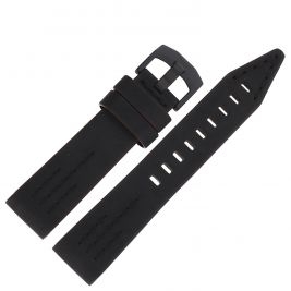 Pasek Vostok Europe SSN-571 - Skóra J431 czarno-czerwony z czarną kl. - Paski i bransolety VOSTOK