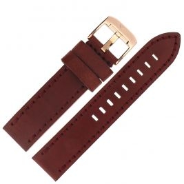Pasek Vostok Europe Almaz - Skóra (B679) bordowy różowa kl. - Paski i bransolety VOSTOK