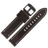 Pasek Vostok Europe Almaz - Skóra (C677) brązowy z białym p. czarna kl. - Paski i bransolety VOSTOK