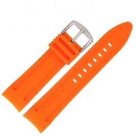 Pasek Vostok Europe Anchar - Silikon (7173) pomarańczowy z matową kl. - Paski i bransolety VOSTOK