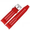 Pasek Vostok Europe Atomic Age - Silikon (A696) czerwony stalowa kl. - Paski i bransolety VOSTOK