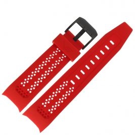 Pasek Vostok Europe Atomic Age - Silikon (C699) czerwony czarna kl. - Paski i bransolety VOSTOK