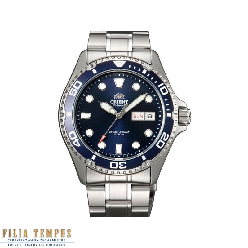sportowy męski Zegarek Orient Ray II FAA02005D9 na bransolecie