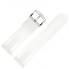 Pasek Vostok Europe Expedition - Silikon (A729) biały świecący stalowa kl. - Paski i bransolety VOSTOK