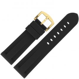 Pasek Vostok Europe Expedition - Silikon (B730) czarny żółta kl. - Paski i bransolety VOSTOK