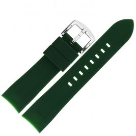 Pasek Vostok Europe Rocket N1 - Silikon 225 (A710) zielony ze stalową kl. - Paski i bransolety VOSTOK
