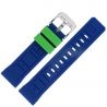 Pasek Vostok Europe Systema - Silikon (A720) niebieski seledynowa szl. stalowa kl. - Paski i bransolety VOSTOK