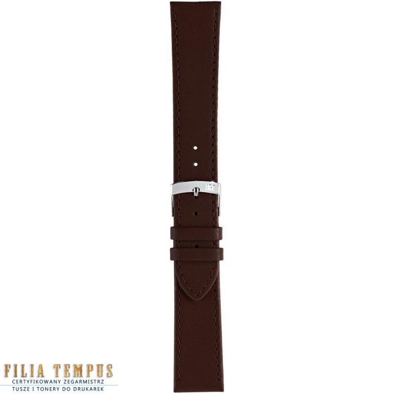 Pasek Morellato Sprint EC Nappa Dark Brown 18 mm A01X5202875032CR18 - Paski i bransolety MORELATTO