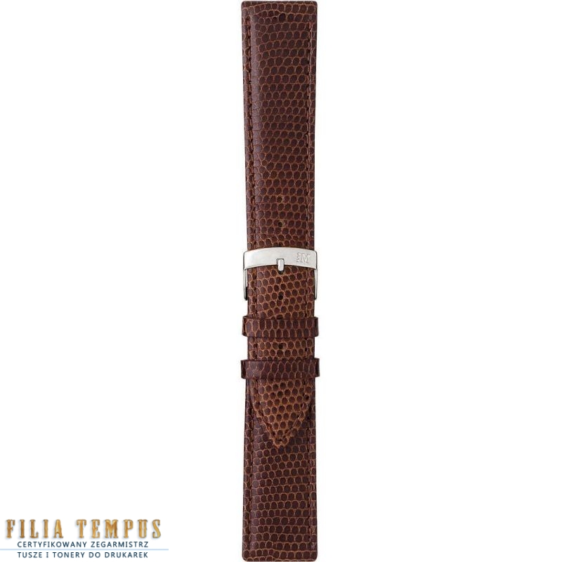 Pasek Morellato Ibiza Lizard Calf Marrone Scuro 16 mm A01X3266773032CR16 - Paski i bransolety MORELATTO Pasek Morellato Ibiza Lizard Calf Marrone Scuro 16 mm A01X3266773032CR16 - Paski i bransolety MORELATTO