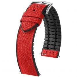 Pasek HIRSCH Arne L Animal Free materiałowo kauczukowy 18 mm 0925090020-2-18