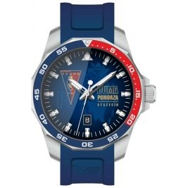 sportowy męski Zegarek Vostok Europe Rocket N-1 Automatic Pogoń Szczecin Duma Pomorza na pasku