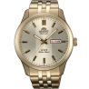 klasyczny męski Zegarek Orient RA-AB0009G19B Three Stars 43mm na bransolecie