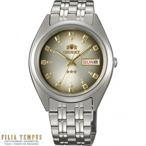 Zegarek ORIENT FAB00009P9 Three Stars Crystal Orient - Zegarki ORIENT Zegarek ORIENT FAB00009P9 Three Stars Crystal Orient - Zegarki ORIENT