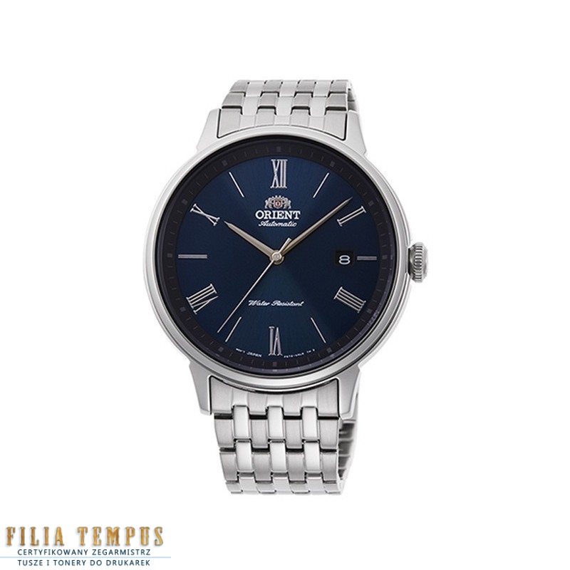 klasyczny męski Zegarek Orient RA-AC0J03L10B na bransolecie klasyczny męski Zegarek Orient RA-AC0J03L10B na bransolecie